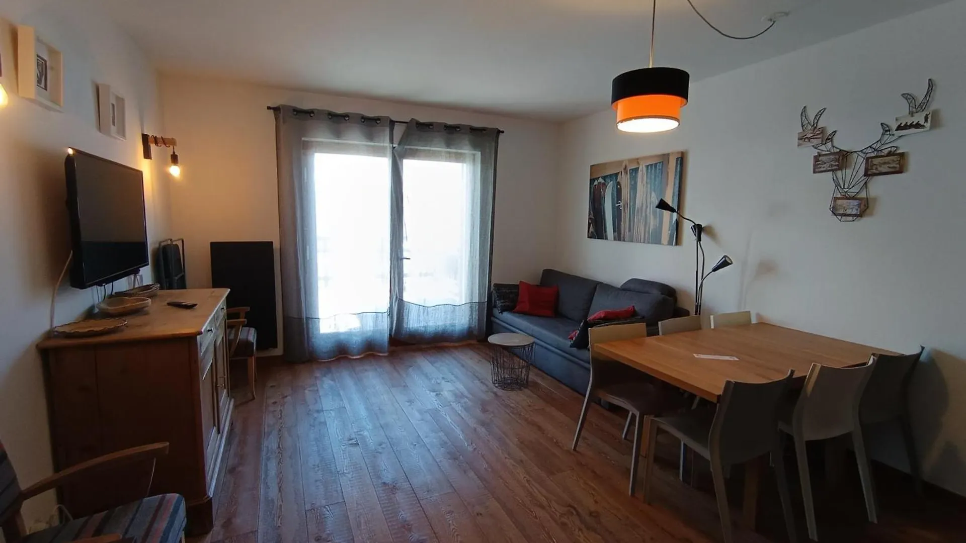 Apartment Luxueux 2 Pieces + Coin Montagne, Terrasse Sud, 100M Pistes, 6 Pers, Classe 3* - Fr-1-445-118 Montgenevre France