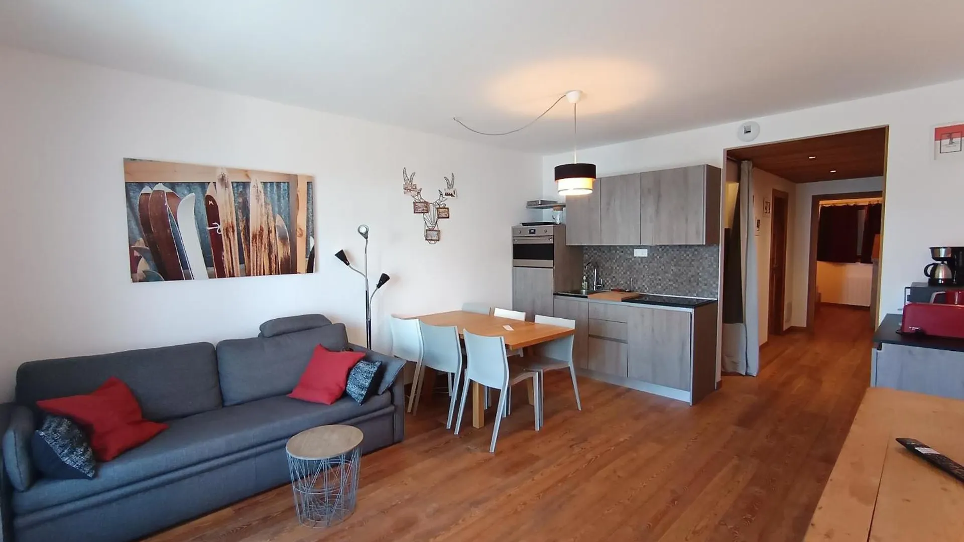 Luxueux 2 Pieces + Coin Montagne, Terrasse Sud, 100M Pistes, 6 Pers, Classe 3* - Fr-1-445-118 Montgenevre